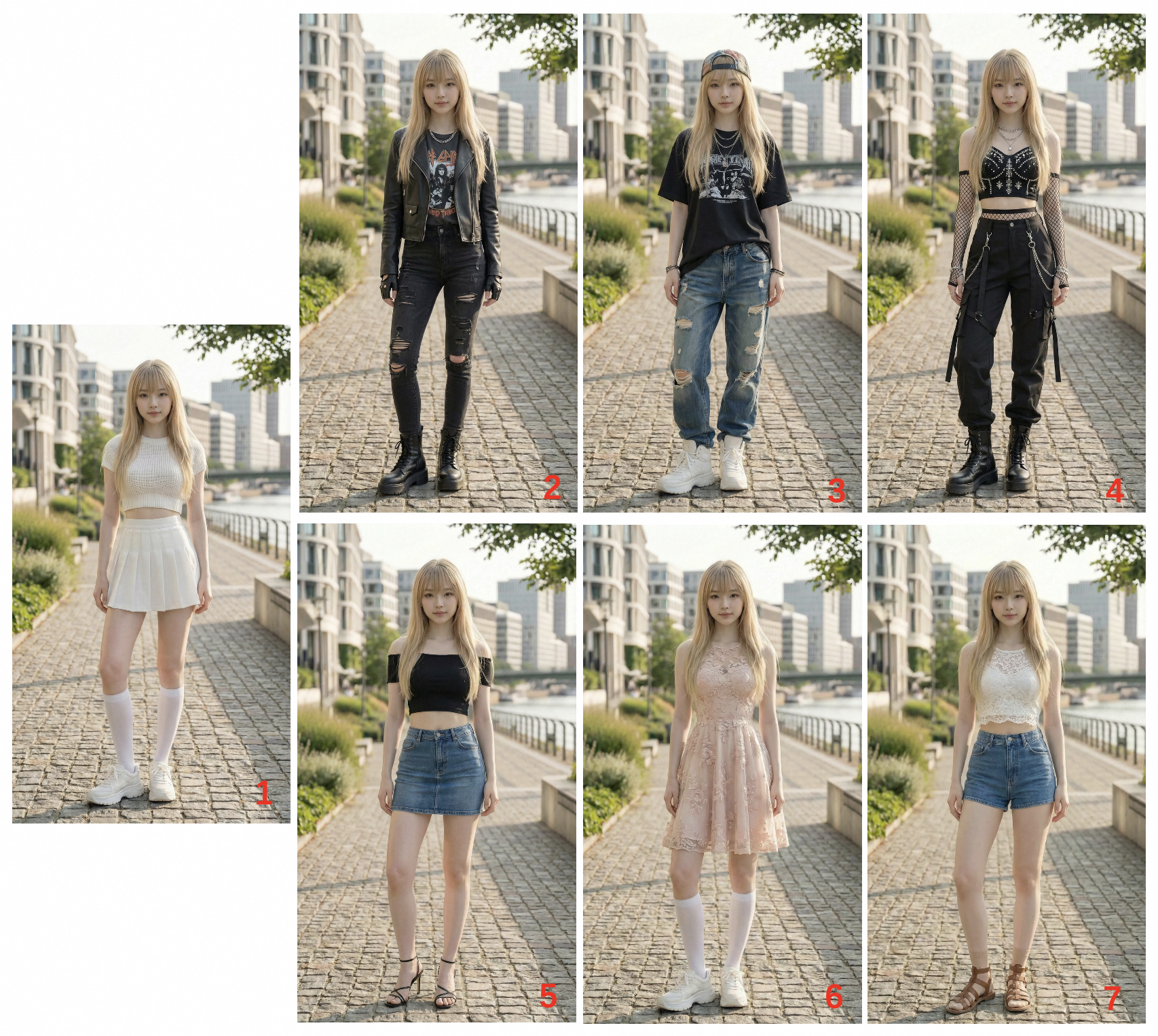 Outfit Change Keyframes